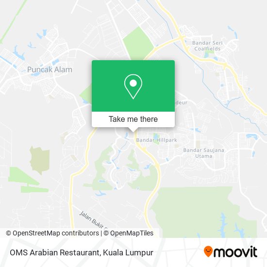 OMS Arabian Restaurant map