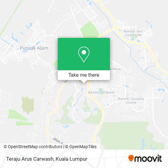 Peta Teraju Arus Carwash