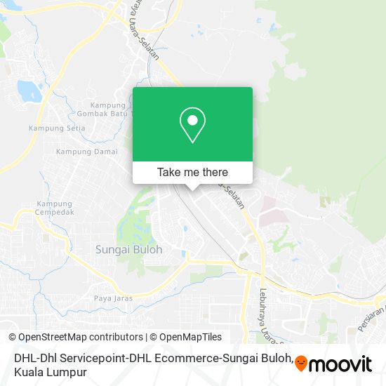 Peta DHL-Dhl Servicepoint-DHL Ecommerce-Sungai Buloh
