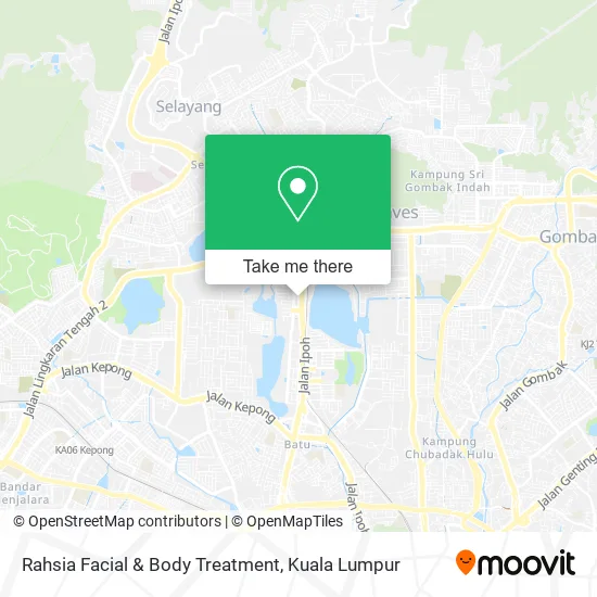 Rahsia Facial & Body Treatment map