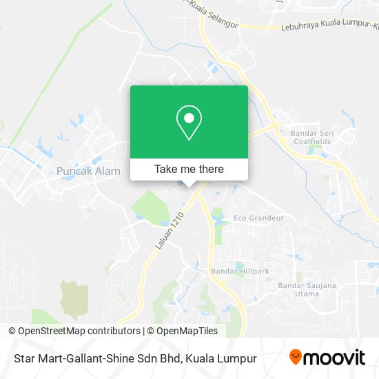 Star Mart-Gallant-Shine Sdn Bhd map