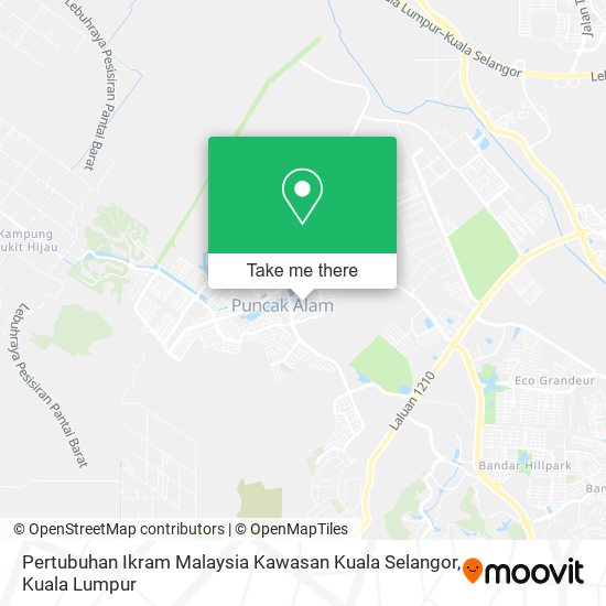 Pertubuhan Ikram Malaysia Kawasan Kuala Selangor map
