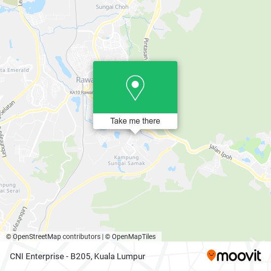 CNI Enterprise - B205 map