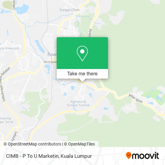 CIMB - P To U Marketin map