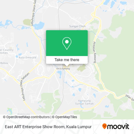 East ART Enterprise Show Room map