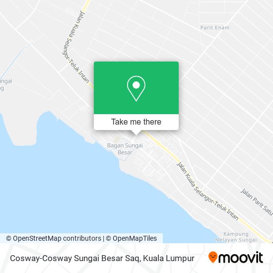 Cosway-Cosway Sungai Besar Saq map