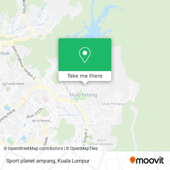 Sport planet ampang map