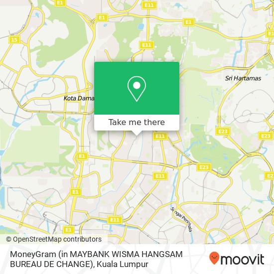 MoneyGram (in MAYBANK WISMA HANGSAM BUREAU DE CHANGE) map