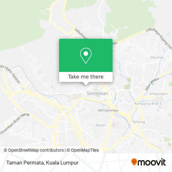 Taman Permata map