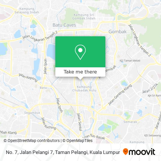No. 7, Jalan Pelangi 7, Taman Pelangi map