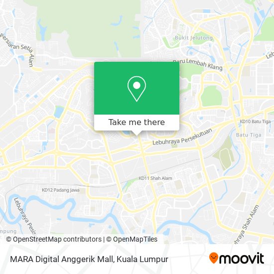 How To Get To Mara Digital Anggerik Mall In Shah Alam By Bus Or Mrt Lrt