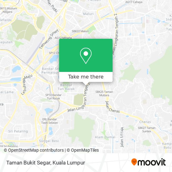 Peta Taman Bukit Segar