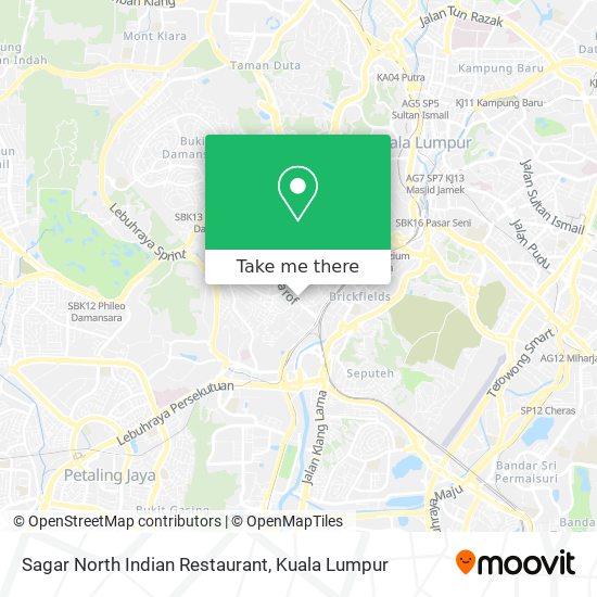 Sagar North Indian Restaurant map