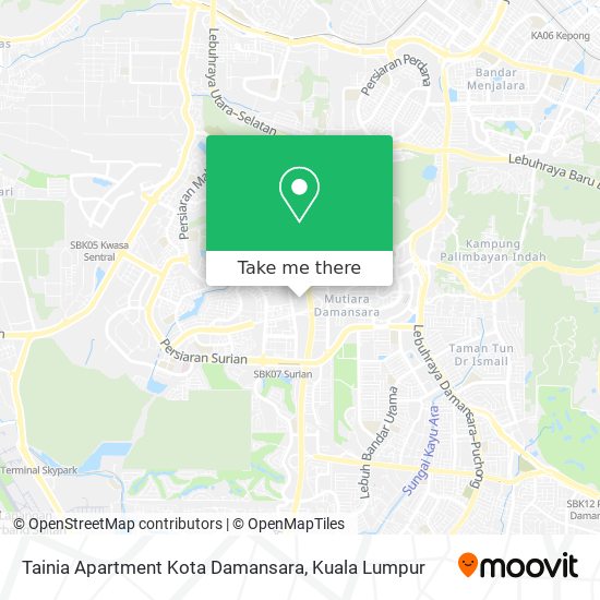 Tainia Apartment Kota Damansara map