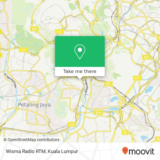 Peta Wisma Radio RTM