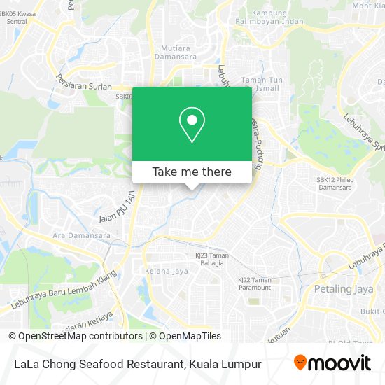 LaLa Chong Seafood Restaurant map