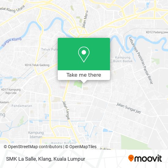 Peta SMK La Salle, Klang