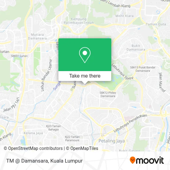 TM @ Damansara map