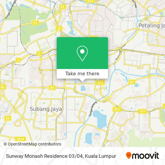 Sunway Monash Residence 03/04 map