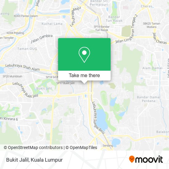 Bukit Jalil map