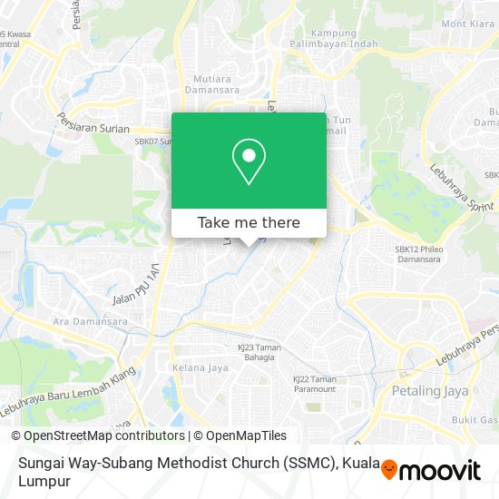 Peta Sungai Way-Subang Methodist Church (SSMC)