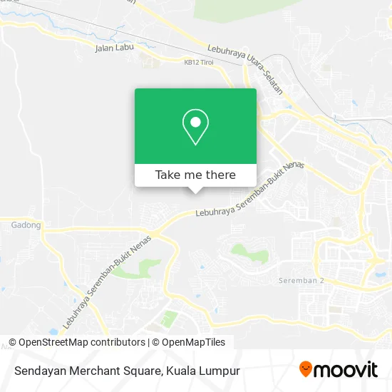Sendayan Merchant Square map