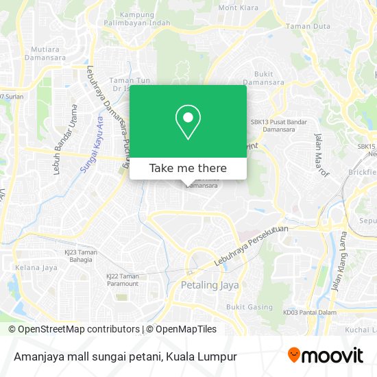 Peta Amanjaya mall sungai petani