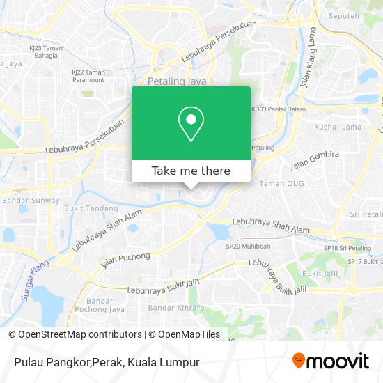 Peta Pulau Pangkor,Perak