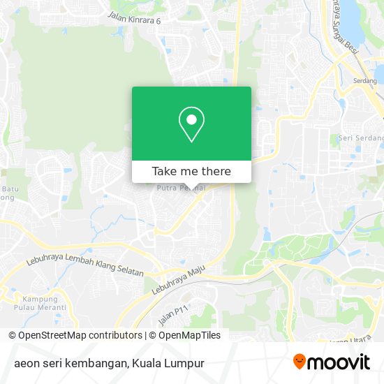 aeon seri kembangan map