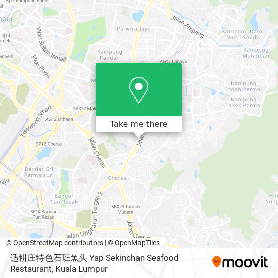 适耕庄特色石班魚头 Yap Sekinchan Seafood Restaurant map