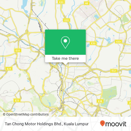 Tan Chong Motor Holdings Bhd. map