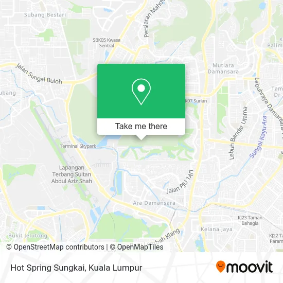 Hot Spring Sungkai map