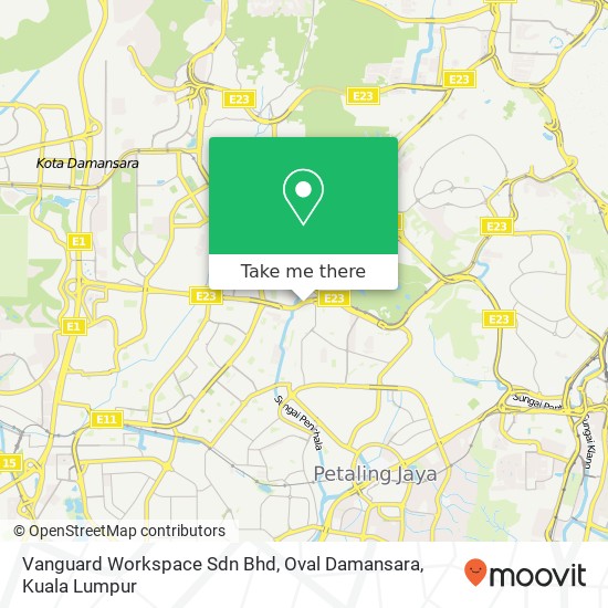 Peta Vanguard Workspace Sdn Bhd, Oval Damansara