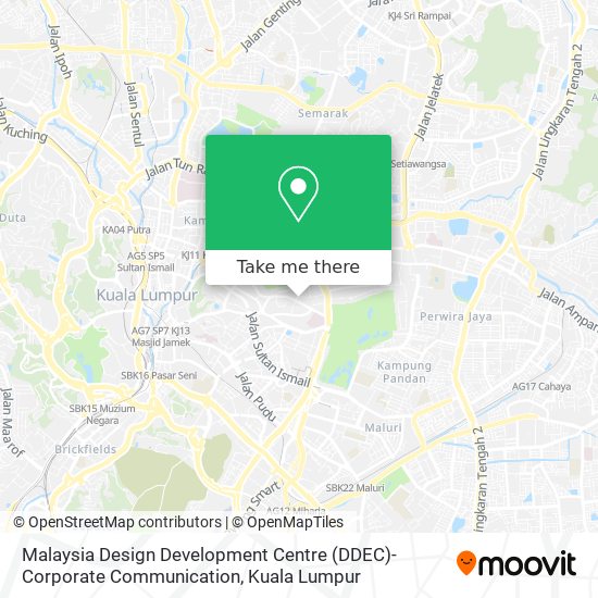 Peta Malaysia Design Development Centre (DDEC)- Corporate Communication