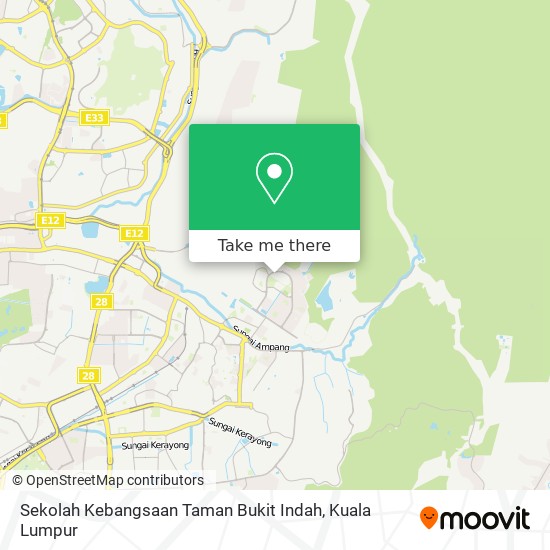 Sekolah Kebangsaan Taman Bukit Indah map