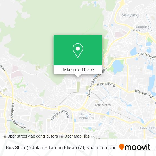 Peta Bus Stop @ Jalan E Taman Ehsan (Z)