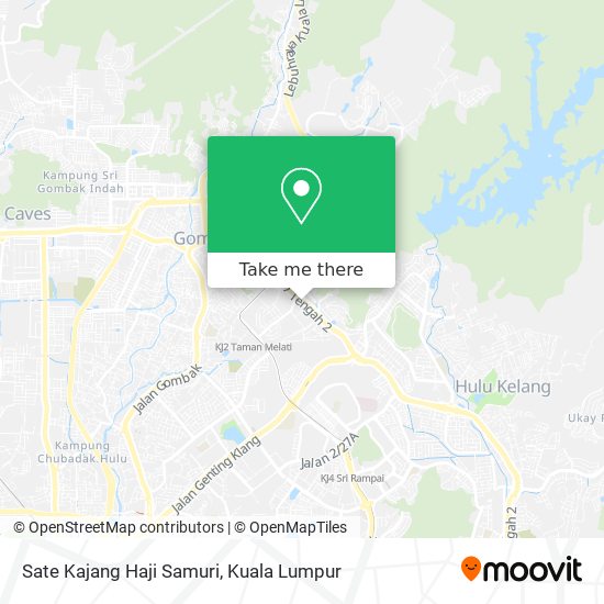 Sate Kajang Haji Samuri map