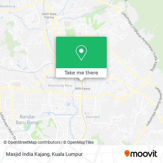 Masjid India Kajang map