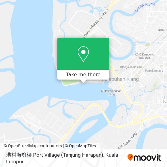 港村海鲜楼 Port Village (Tanjung Harapan) map