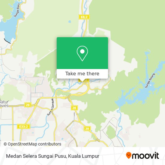 Peta Medan Selera Sungai Pusu