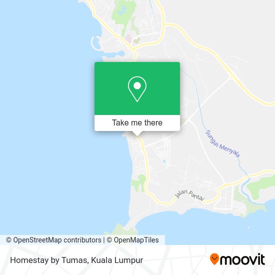 Homestay by Tumas map