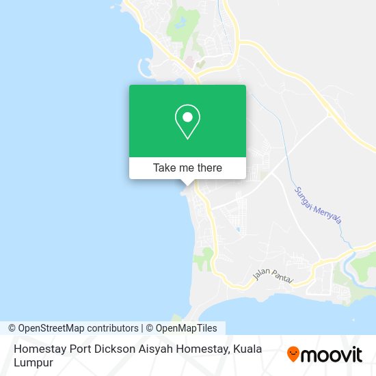 Homestay Port Dickson Aisyah Homestay map