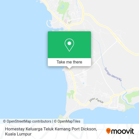 Homestay Keluarga Teluk Kemang Port Dickson map