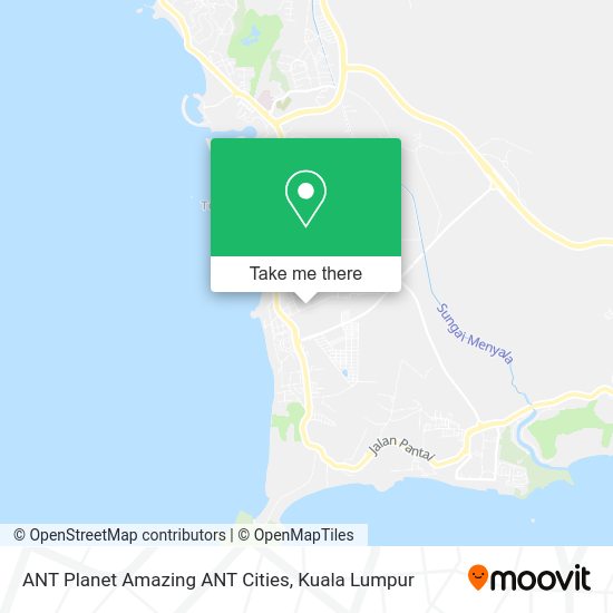 ANT Planet Amazing ANT Cities map