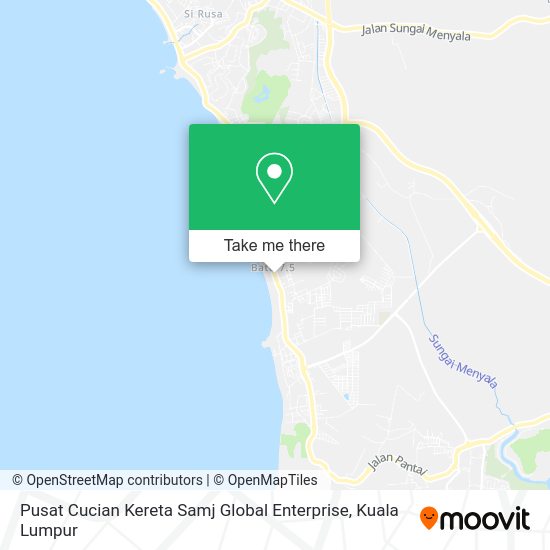 Peta Pusat Cucian Kereta Samj Global Enterprise