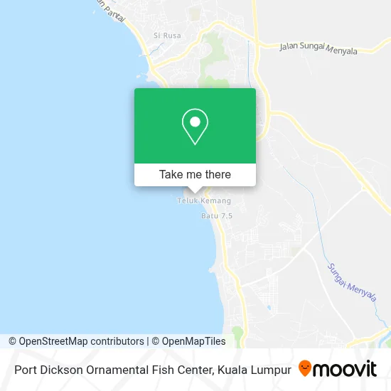 Port Dickson Ornamental Fish Center map
