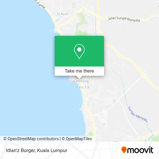 Idlan'z Burger map