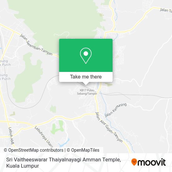 Sri Vaitheeswarar Thaiyalnayagi Amman Temple map