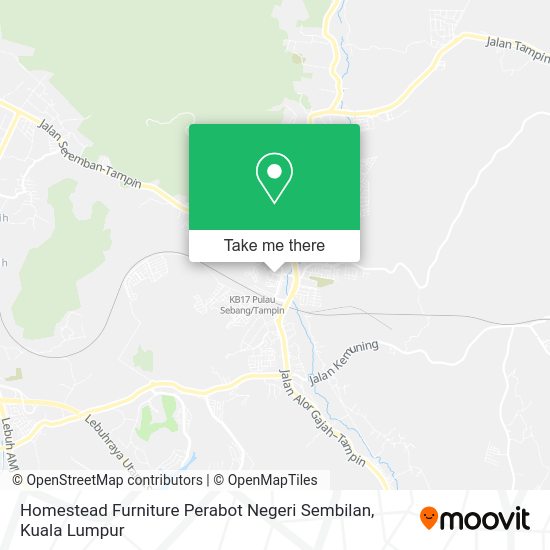 Homestead Furniture Perabot Negeri Sembilan map