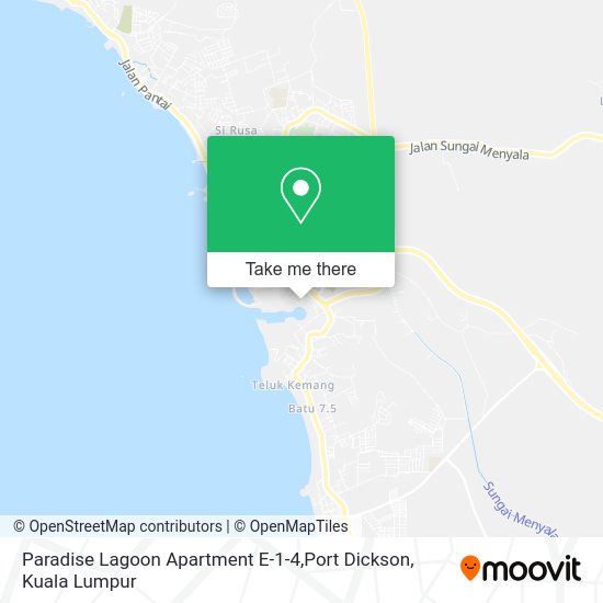 Peta Paradise Lagoon Apartment E-1-4,Port Dickson